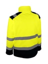 VESTE SOFTSHELL DE SIGNALISATION.TRIPLE COUCHE, MEMBRANE PU