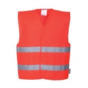 C474 - Gilet Double Bande Orange - PORTWEST