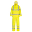 H448 - Ensemble de pluie enroulable haute visibilité