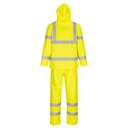 H448 - Ensemble de pluie enroulable haute visibilité