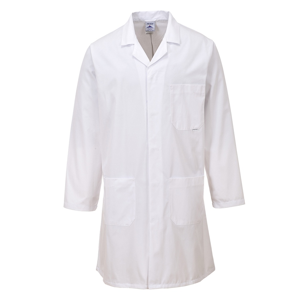 2852 - Blouse Standard Fermeture pressions,2 poches basses,1 poche poitrine. Polyester/coton de haute qualité