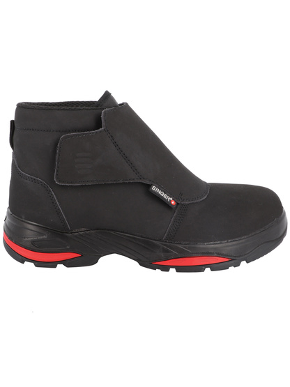 CHAUSSURES HAUTES CUIR NUBUCK. S3 HRO SRC