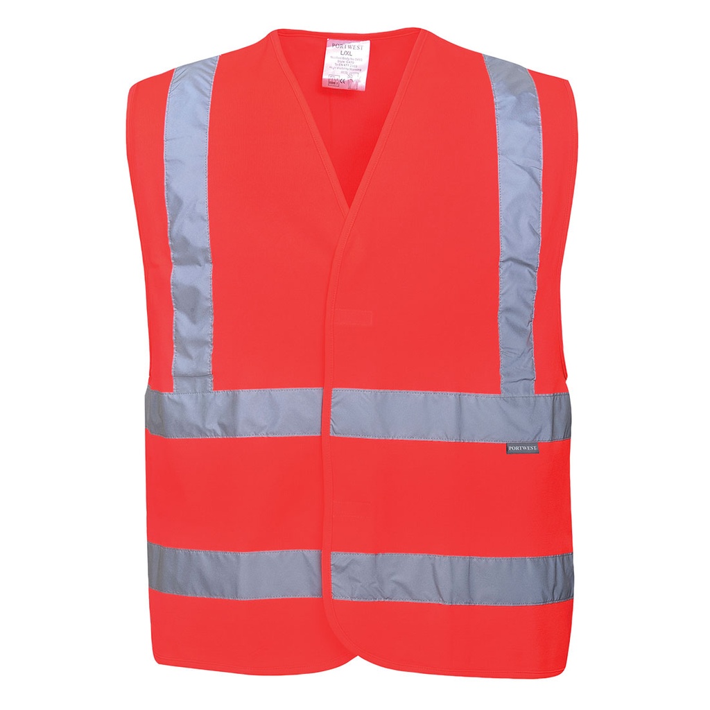 C470 - Gilet Hi-Vis Baudrier & Double Ceinture