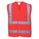 C470 - Gilet Hi-Vis Baudrier & Double Ceinture