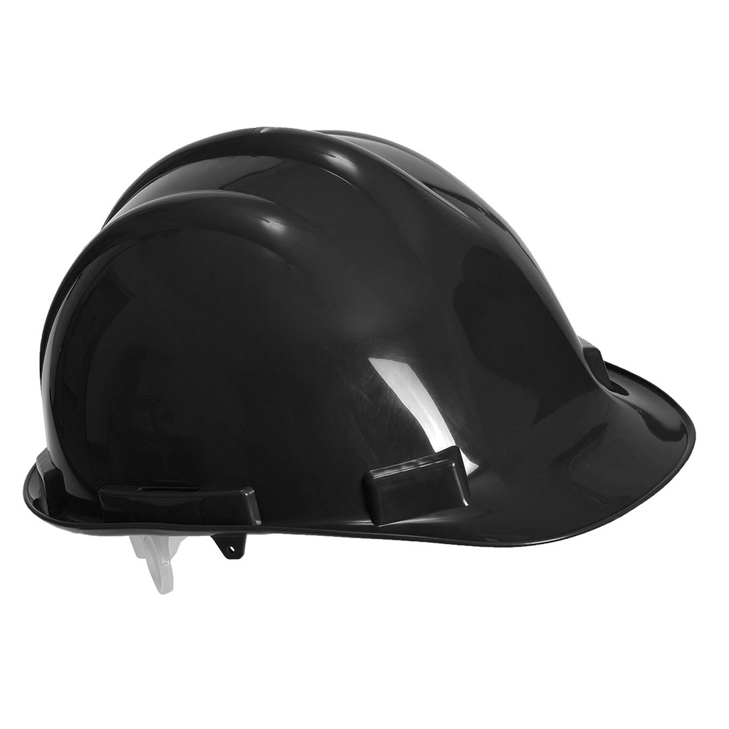 Casque de sécurité Expertbase avec coque en polypropylène haute densité, harnais 4 points plastique