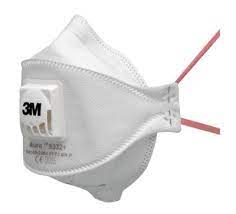 9332-Masque antipoussière 3M™ Aura™, FFP3, avec valve, vrac,