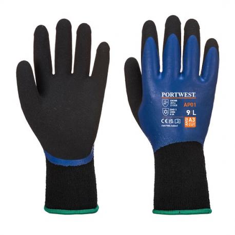 AP01 - Gant Thermo Pro Bleu/Noir