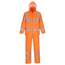 H448 - Ensemble de pluie enroulable haute visibilité