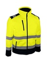 VESTE SOFTSHELL DE SIGNALISATION.TRIPLE COUCHE, MEMBRANE PU