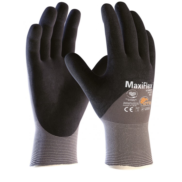 34-875 MaxiFlex Ultimate en matière de manipulation de précision en milieu sec.