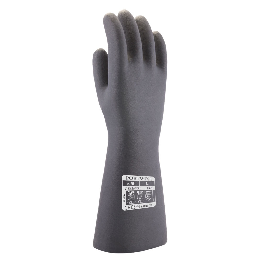 A820 - Gant Chimie Néoprène Noir