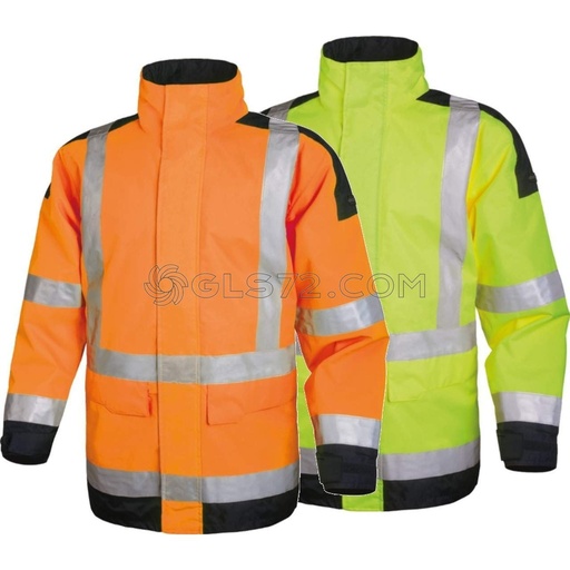 [EASYVIEW] EASYVIEW - PARKA HAUTE VISIBILITÉ POLYESTER ENDUIT PU - DELTA PLUS