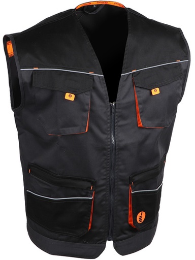 [GOIA] GOIA - GILET DE TRAVAIL. POLYESTER/COTON (65/35). 245 G/M2.
