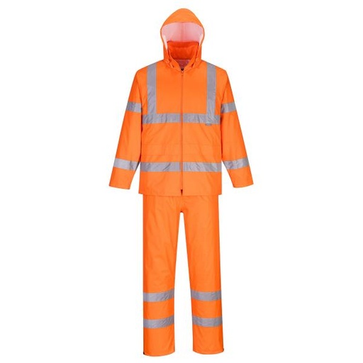 [H448] H448 - Ensemble de pluie enroulable haute visibilité