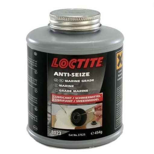 Loctite LB 8023 Pâte lubrifiante anti-seize avec embout applicateur brosse de couleur noire-sans métal