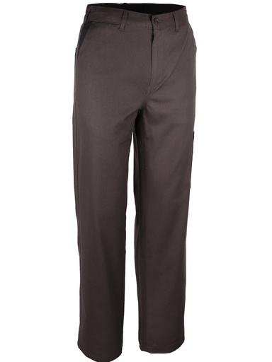 [PARY] PARY - PANTALON DE TRAVAIL. 100% COTON. 300 G/M². BICOLORE GRIS/ NOIR.