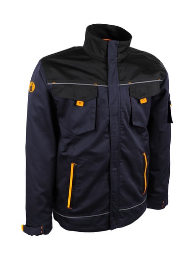 [VILBLE] VESTE DE TRAVAIL. POLYESTER/COTON (65/35). 245 G/M2.